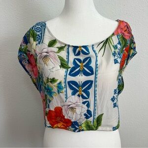 [FARM Rio] Floral Print Women's Top